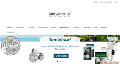 Desktop Screenshot of coinsofamerica.com